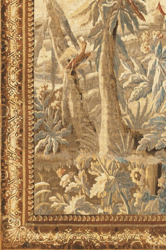 Arte Les Tapisseries Floraison behang in kleur Antique Gold (97871) - Product close-up