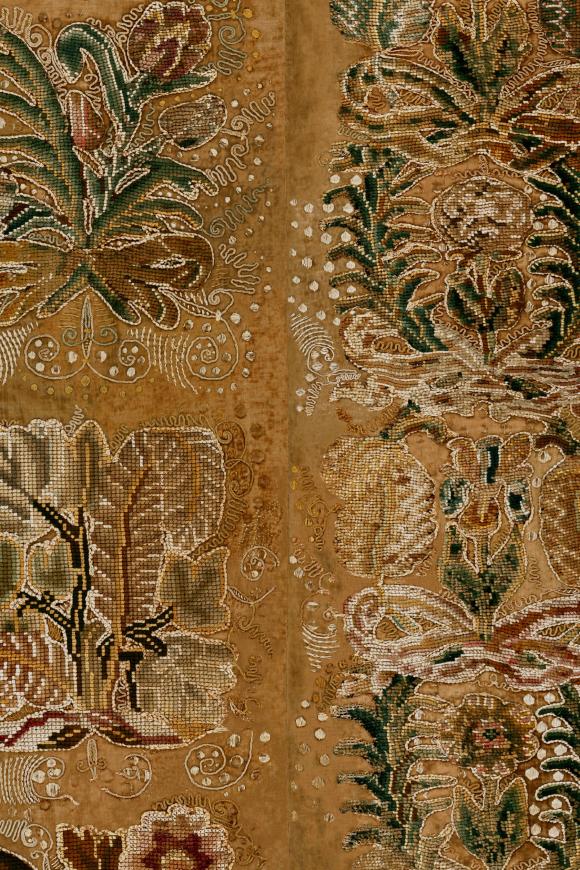 Arte Les Tapisseries Ornement behang in kleur Russet (97891) - Product close-up