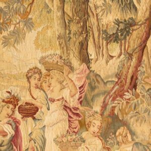 Arte Les Tapisseries Récolte des Fleurs behang in kleur Sunset Gold (97880) - Product close-up