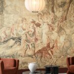 Arte Les Tapisseries Récolte des Fleurs behang in kleur Morning Light (97881) - Interieur impressie