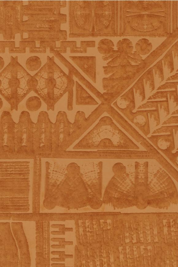 Arte Memphis Amarna behang in kleur Camel (23400) - Product close-up