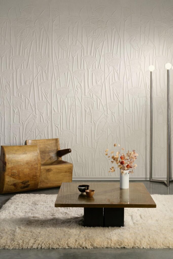 Arte Memphis Ibis behang in kleur Off-white (23420) - Interieur impressie