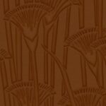 Arte Memphis Ibis behang in kleur Chestnut (23422) - Product close-up