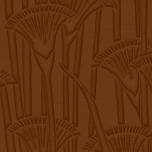 Arte Memphis Ibis behang in kleur Chestnut (23422) - Product close-up