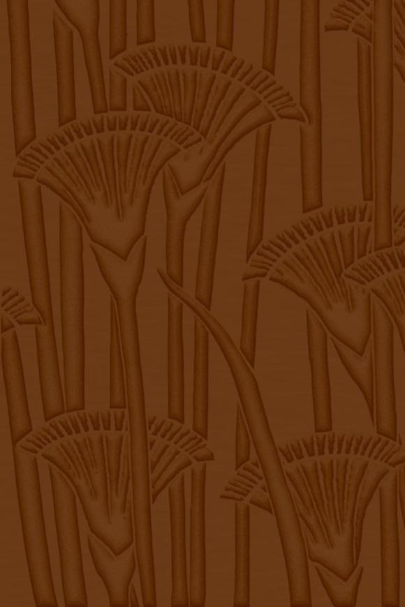 Arte Memphis Ibis behang in kleur Chestnut (23422) - Product close-up