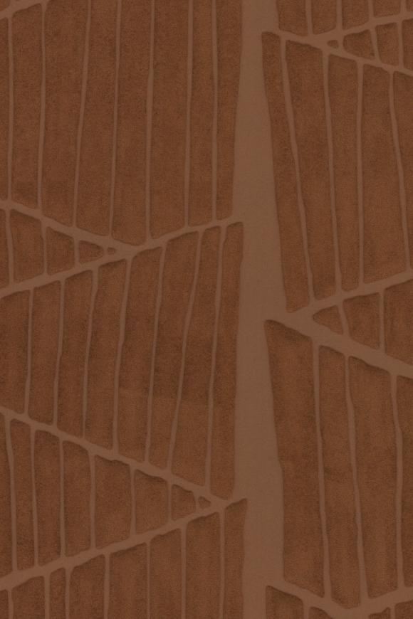 Arte Memphis Siwa behang in kleur Chestnut (23430) - Product close-up