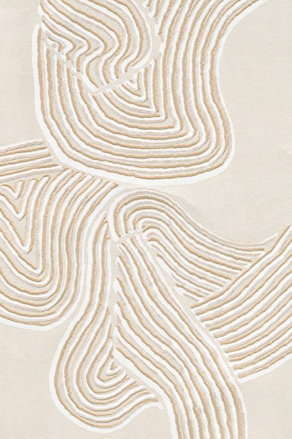 Arte Zephyr Eolian behang in kleur Nougat (48620) - Product close-up