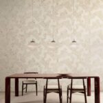 Arte Zephyr Eolian behang in kleur Nougat (48620) - Interieur impressie