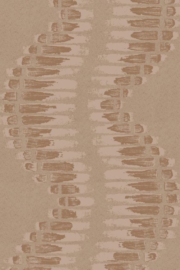 Arte Zephyr Kyma behang in kleur Cappuccino (48613) - Product close-up