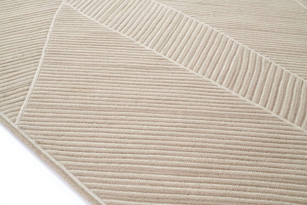 Detail van vloerkleed Elitis Zen Craie TA 144-03-04