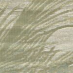 detail van het Panorama behang van palmbomen: Elitis Ecume Palmeraie met fijne structuur