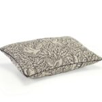 sierkussen eltis casoar-co-268-88-02 met vogelpatroon in zwart wit