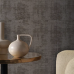 Interieur weergave behang CASAMANCE - Le Velours 2 Johara 74392718 in Bruin sepia