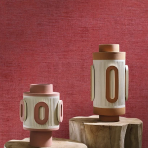 Interieur weergave van behang CASAMANCE - Le Velours 2 Johara 74396902 in Rose maharadjah