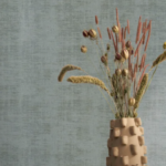 Casamance Johara 74393432 kleur sauge muur weergave