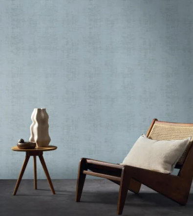 interieur weergave van behang Casamance Johara 74393534 kleur Celadon