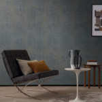 Interieur weergave van het behang Casamance Johara 74395268 in de kleur Orage sable