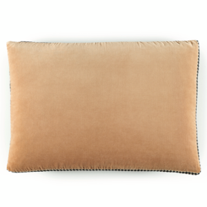 Noisette velours kussen Elitis CO 226-79-03 met passement