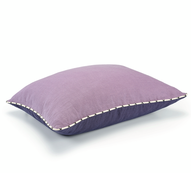 2 kleurig Paars linnen kussen Elitis Gaia CO 271-41-03