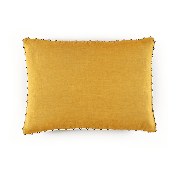 Geel linnen kussen Elitis Gaia CO 271-65-02