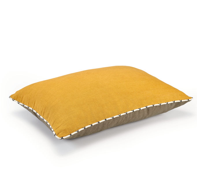 Geel linnen kussen Elitis Gaia CO 271-65-02