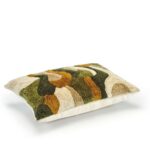 Meerkleurig sierkussen Elitis paresse-ti-co-275-65-04 met groen