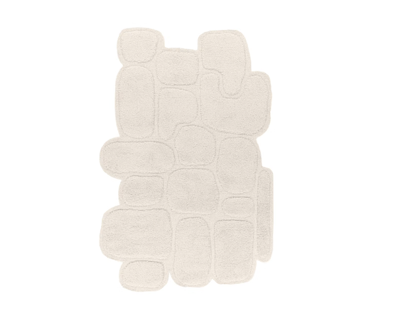 Product weergave van het creme kleurige Limited Edition Abstract Maya ASO1612186 Cream Organic 16 vloerkleed