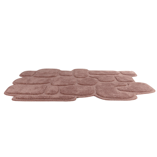 product weergave van het rode organische vloerkleed Abstract Maya ASO1634189 Rust Organic 16