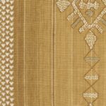 Product weergave van de stof Elitis Onomichi Kana LZ 916-70 in de kleur beige: Le chant du sho s'élève