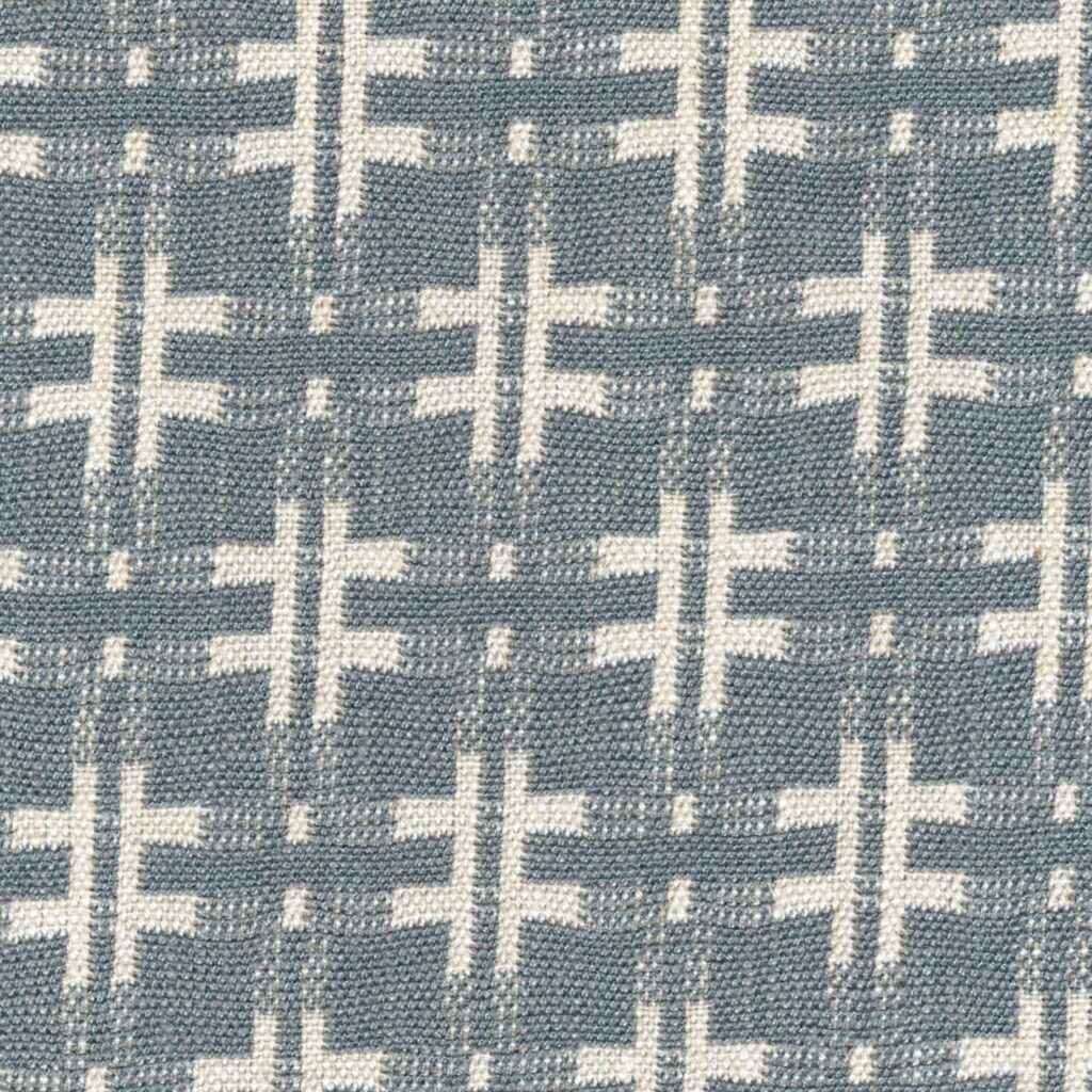 Product weergave van de grijs blauwe stof Elitis -hiroko-genzo-li-914-41