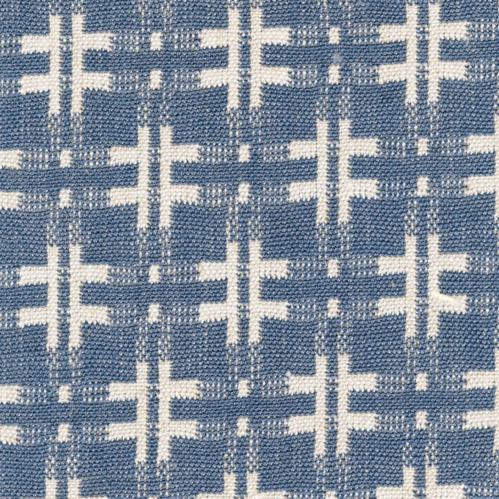 Product weergave van de blauwe stof Elitis -hiroko-genzo-li-914-47