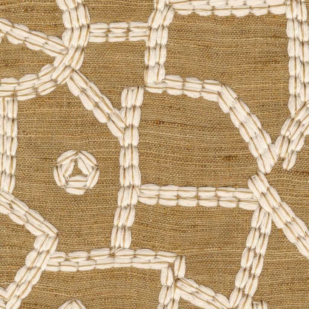 Product weergave van de stof Elitis onomichi-hiro-lz-917-21 La rizière enchantée in de kleur beige