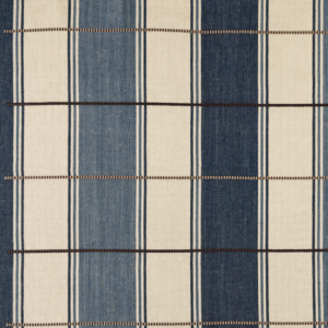 Patroon van de Elitis ruitstof Onomichi Hanaki JU 005-47 in blauw