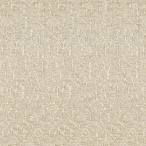 Patroon van de stof Elitis Onomichi Hiro LZ 917-06 in creme kleur