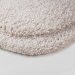 Detail van het creme kleurige Limited Edition Abstract Maya ASO1612186 Cream Organic 16 vloerkleed