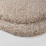 detail van het beige organische vloerkleedAbstract Maya ASO1613188 Almond Organic 16