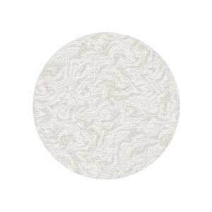 Product weergave van het beige ronde vloerkleed Limited Edition Arabesque Low AACL17336 Abalone Circle