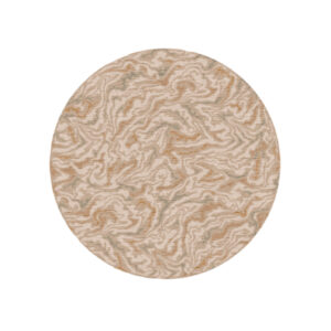 Product weergave van het ronde vloerleed Limited Edition Arabesque Low AACL23334 Amberlight Circle