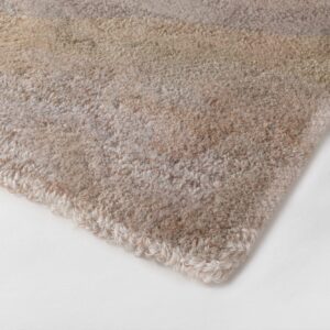 Detail weergave van het roest oranje vloerkleed van Limited Edition Arabesque Low AARL23334 Amberlight Rectangle