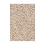 Product weergave van het roest oranje vloerkleed van Limited Edition Arabesque Low AARL23334 Amberlight Rectangle