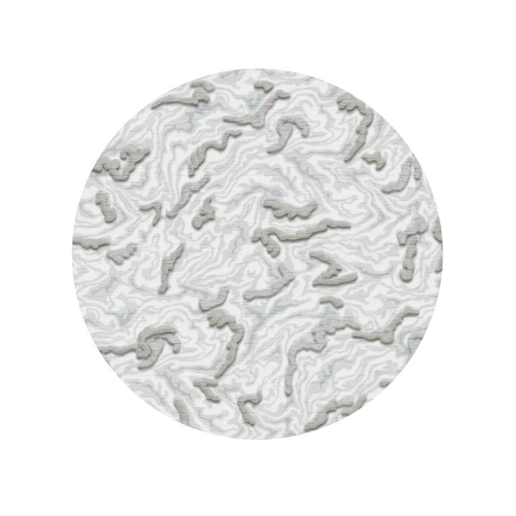 Product weergave van het ronde vloerkleed: Limited Edition Arabesque_High_AACH20337_Dawn_Circle