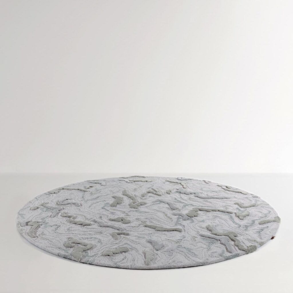 Product weergave van het ronde vloerkleed: Limited Edition Arabesque_High_AACH20337_Dawn_Circle