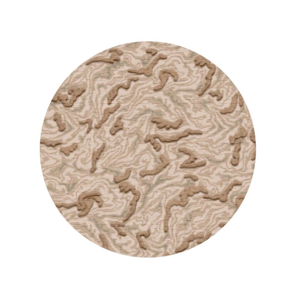 Product weergave van het vloerkleed Limited Edition Arabesque_High_AACH23334_Amberlight_Circle