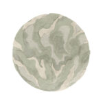 Product weergave van het ronde Limited Edition Arcadia vloerkleed ACC15318 in Frosted Mint