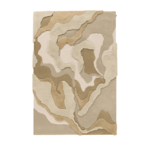 Product weergave van het Limited Edition vloerkleed Arcadia ACR13301 Sandy Beach Rectangle in oker geel