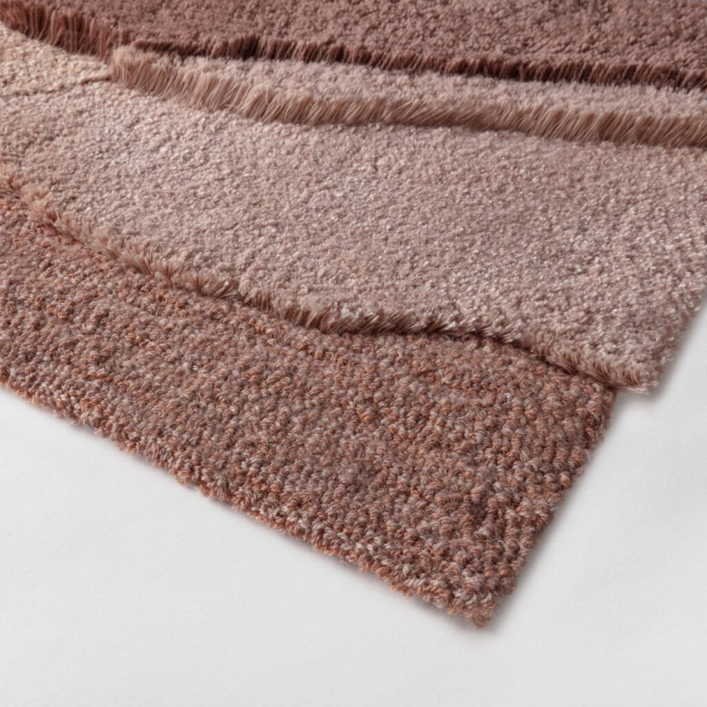 Detail van het wollen vloerkleed: Limited Edition Arcadia ACR24295 Canyon Sunset Rectangle