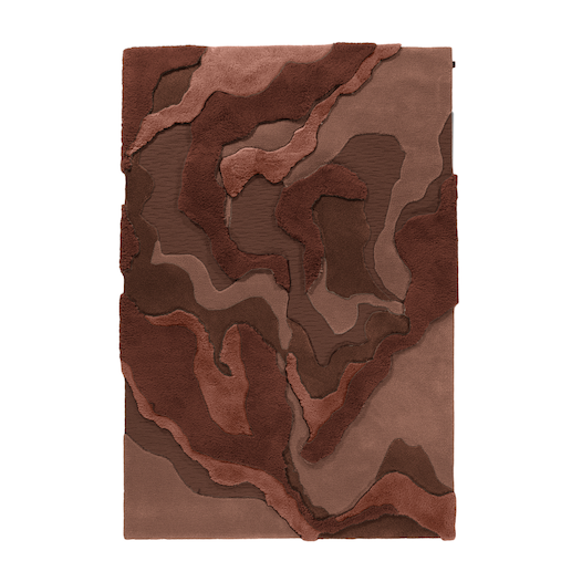 Product weergave van het Limited Edition vloerkleed Arcadia ACR41317 Rosewood Rectangle in de kleur rood