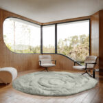 Interieur weergave van het mintgroene Limited Edition vloerkleed Utopia UTO2215349 Phantom Green Organic 21