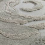 Detail weergave van het mintgroene Limited Edition vloerkleed Utopia UTO2215349 Phantom Green Organic 21