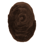 Product weergave van het ovale Limited Edition Utopia vloerkleed UTO2233360 Gingerbread_Organic 22